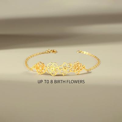 Multiple Birth Flower Bracelet