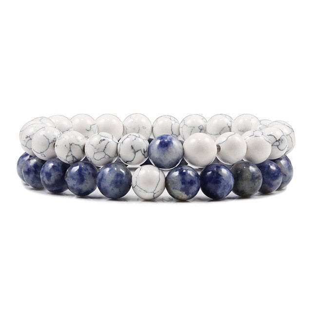 Sodalite Beads Distance Bracelets