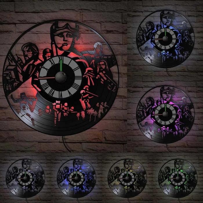 American Epic Space Opera Wall Clock