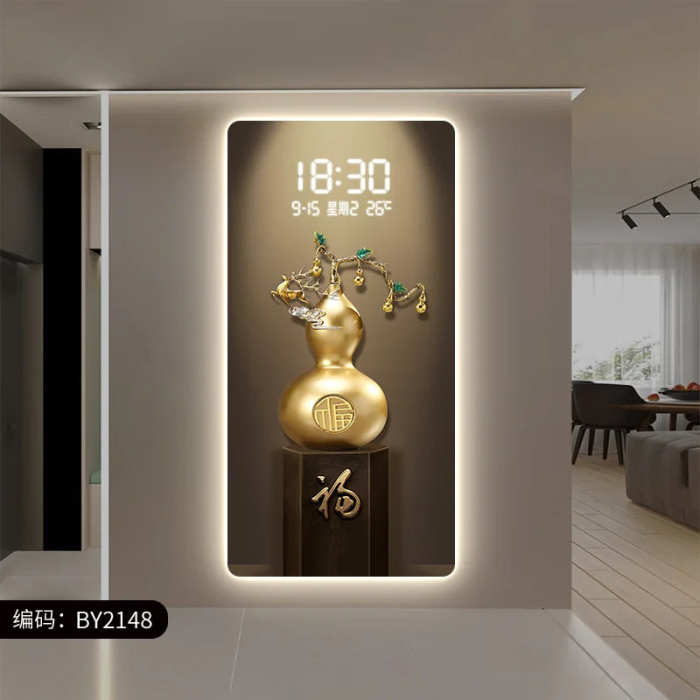 Deer Scenary Digital Wall Clock