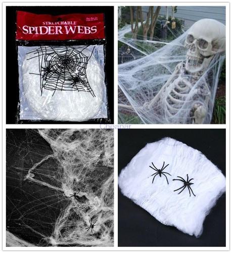 Halloween Decorations Scary Spider Webs Props