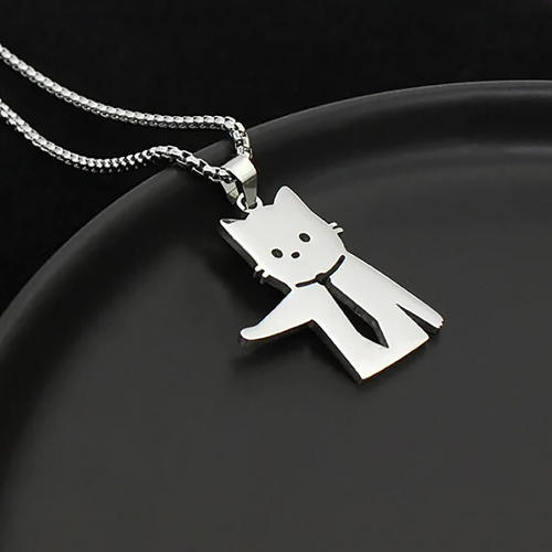 No Working! Cat Necklace