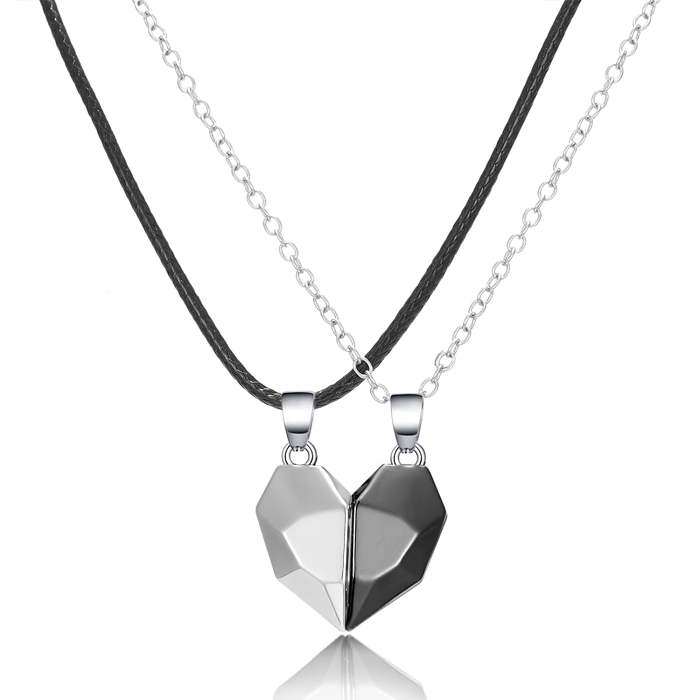 Magnetic Heart Couple Necklaces