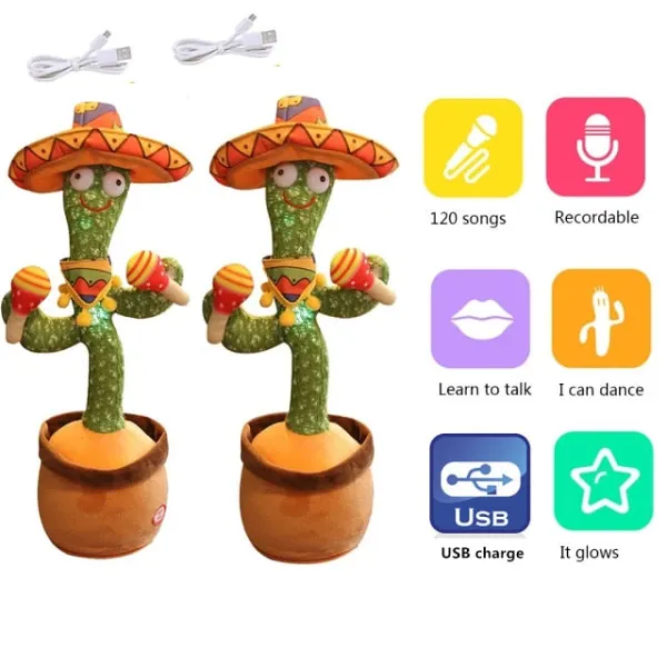 Dancing Cactus Toy Plant