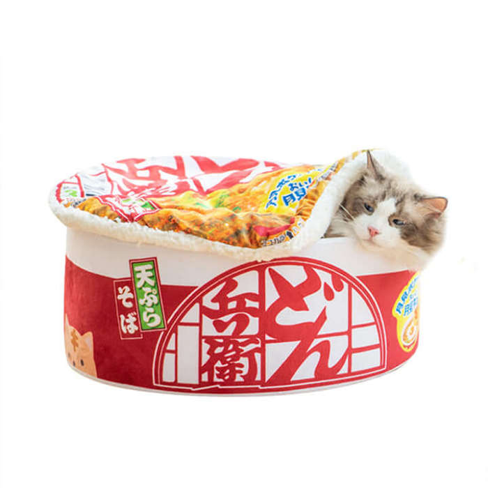Cup Noodle Cat Bed