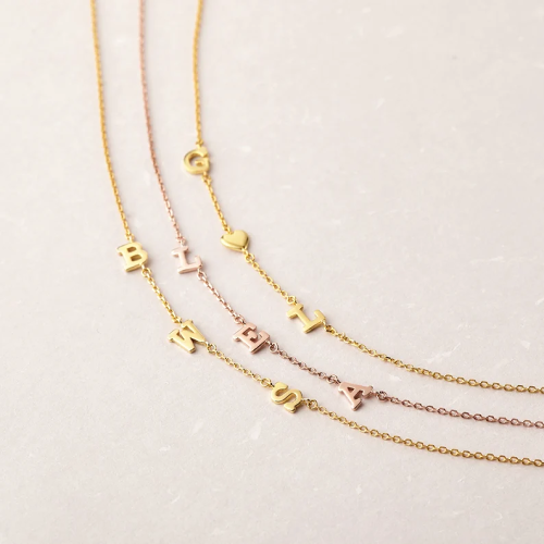 Initials Necklace For Mom