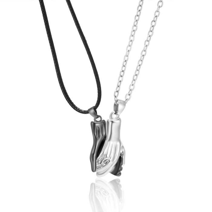 Magnetic Heart Couple Necklaces