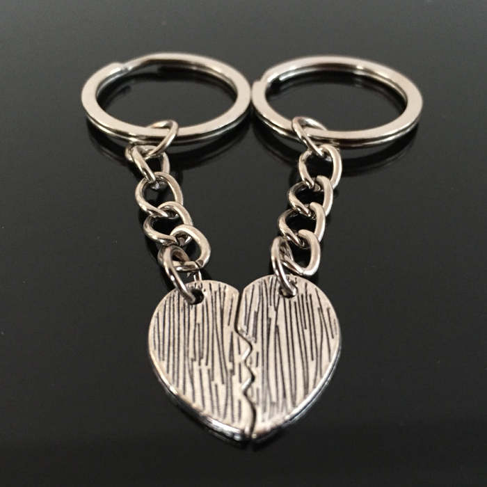 PARTNERS IN CRIME Engraved Key Chain for Best Friend [Set of 2]