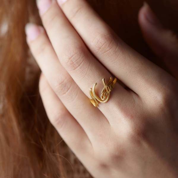 Custom Name Ring