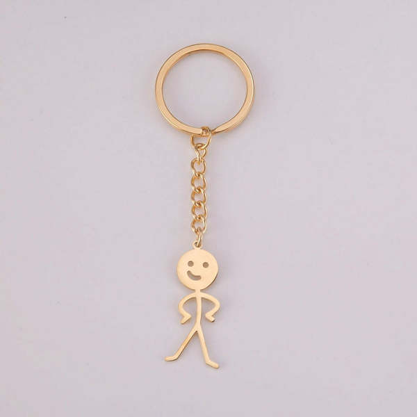 Middle Finger Funny Keychain