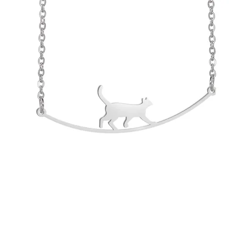 Walking Cat Necklace