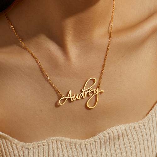 Script Name Necklace