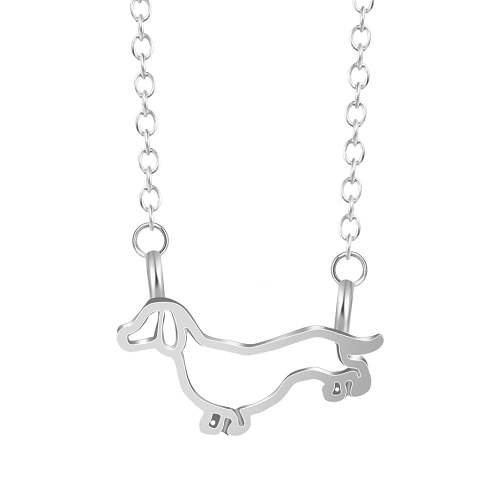 Simple Dachshund Necklace