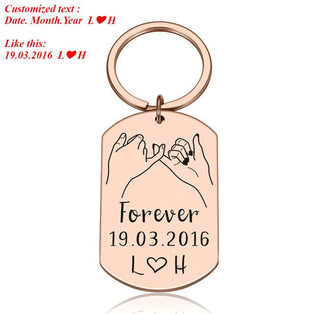 Custom Pinky Promise Keychain
