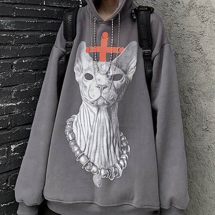 Cross Cat Hoodie