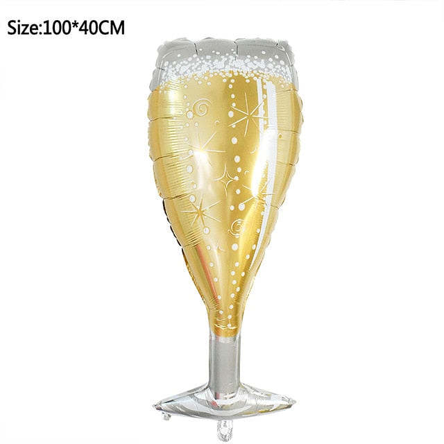 Love Gold Foil Balloons for Wedding Bridal Shower Hen Party