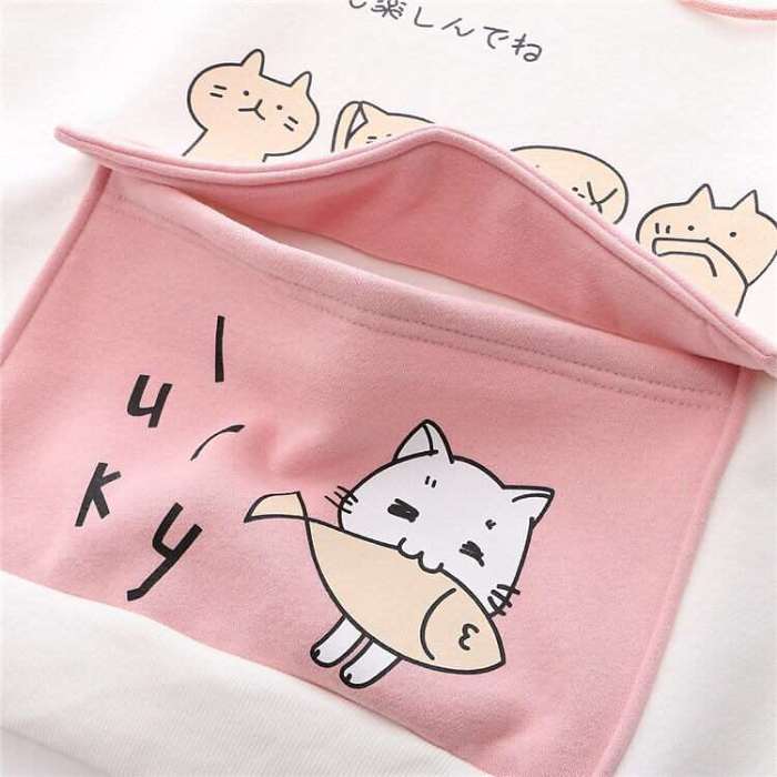 Cats Love Fish Hoodie