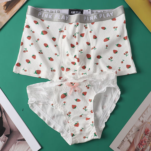 Fruit Print Couple Undies Matching