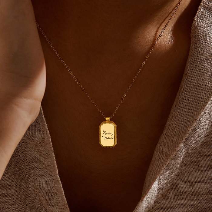 Personalized Signature Necklace
