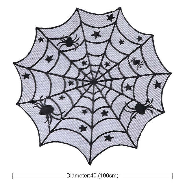 Scary Halloween Decorations Haunted Tablecloth