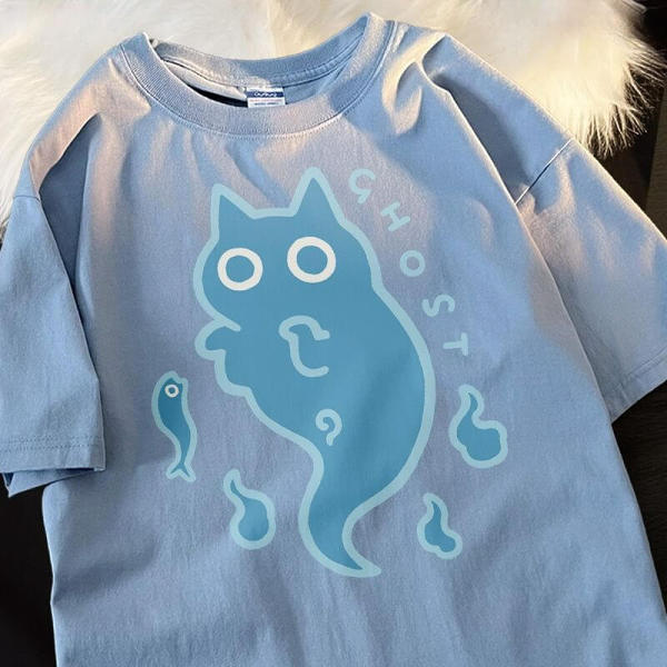 Ghostly Cat T-Shirt