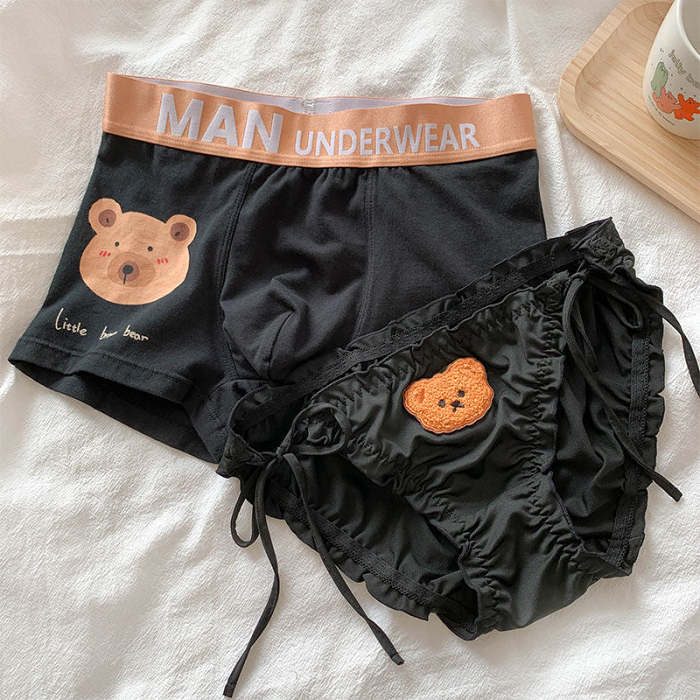 Sexy Kawaii Bear Couple Underwear