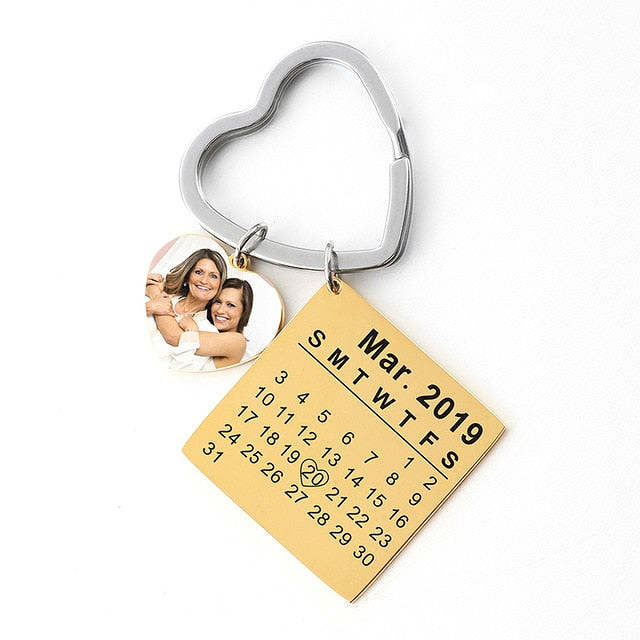 2025 Calendar Keychain Anniversary Gifts