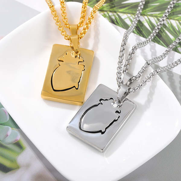 Heart Pendant Couple Necklace Set