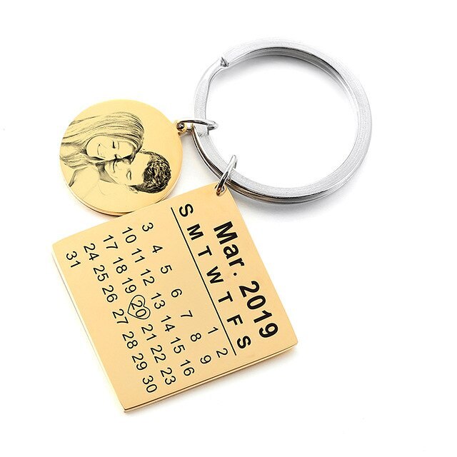 2025 Calendar Keychain Anniversary Gifts