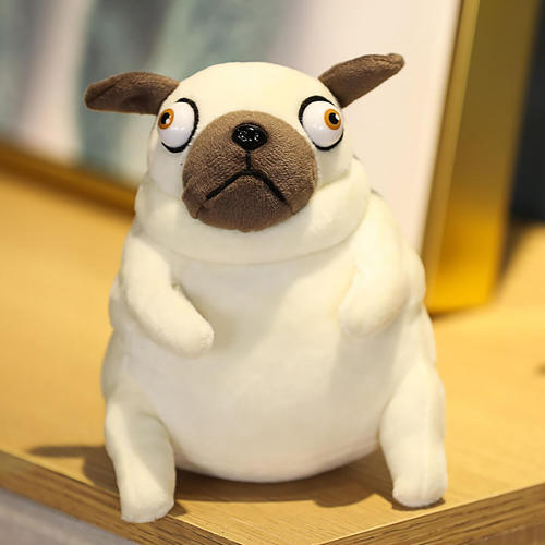 Chubby Pug Plush