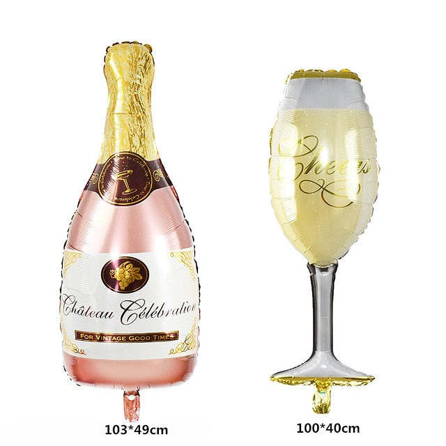 Love Gold Foil Balloons for Wedding Bridal Shower Hen Party