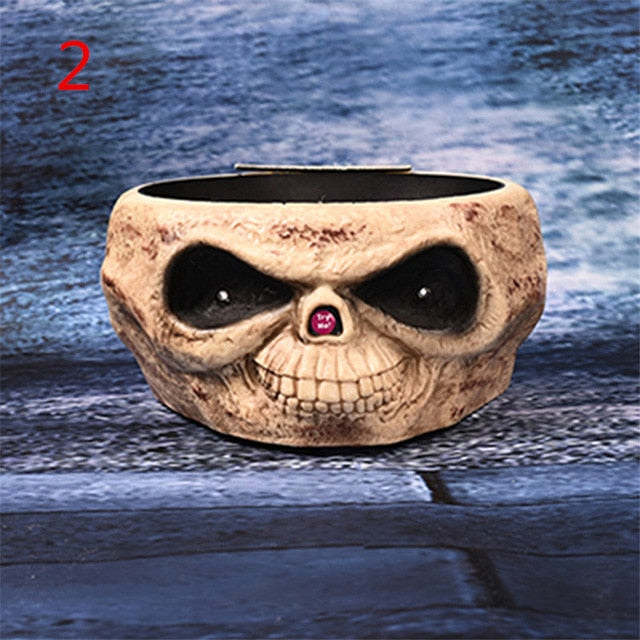 Halloween Animatronics Candy Bowl With Scary Hand