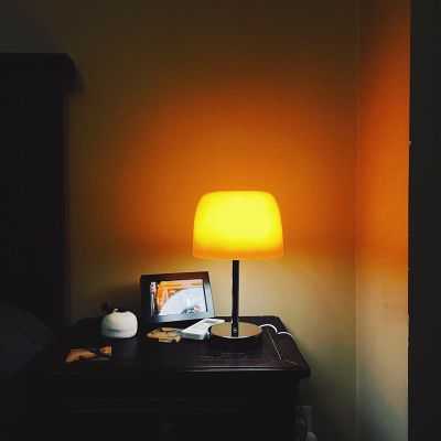 Retro Mushroom Glass Table Lamp