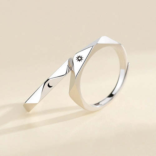 Sun and Moon Rings For Couples