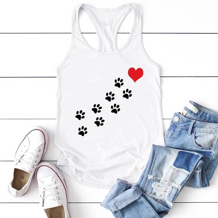 Paw's Path Tank Top