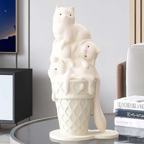 Ice Cream Cat Figure