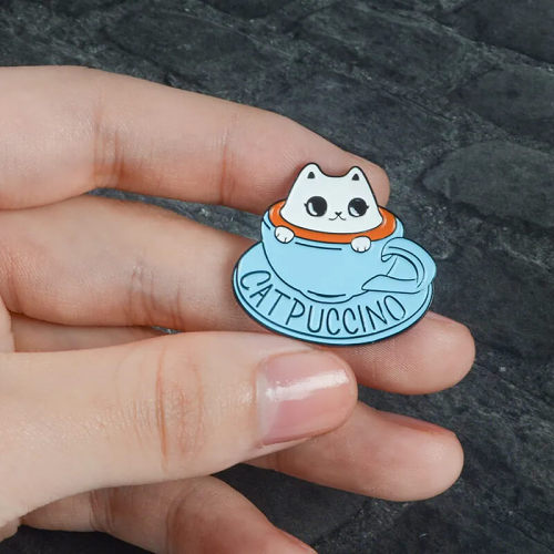 Catpuccino Pin