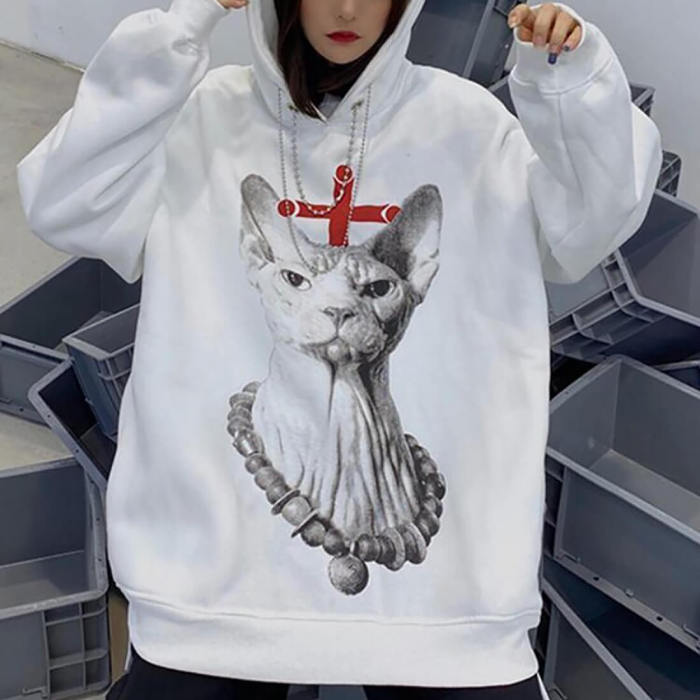 Cross Cat Hoodie