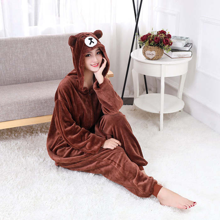 Bear Ear Hoodie Onesie