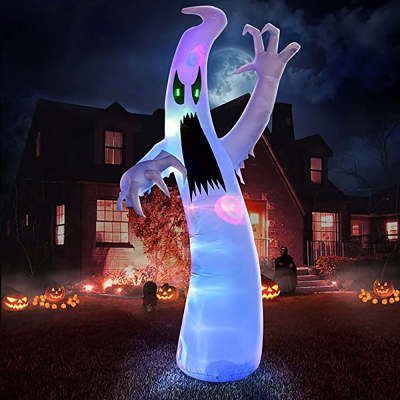 Inflatable Halloween Decorations 8ft Huge Scary Ghost
