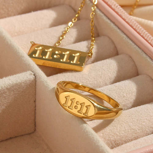 1111 Ring 18K Gold Plated