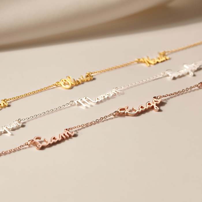Multiple Kids Names Necklace For Mom