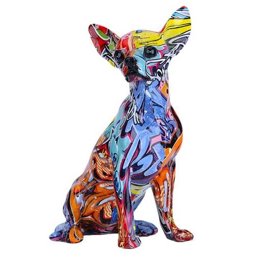 Graffiti Chihuahua Sculpture