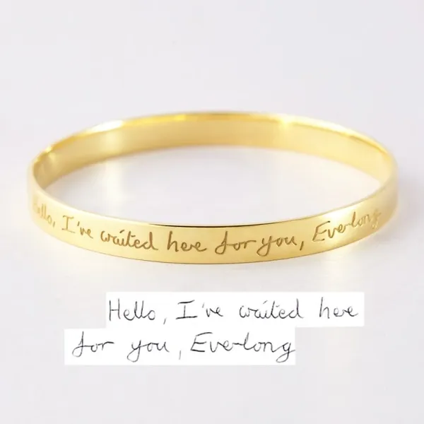 Custom Handwriting Bangle