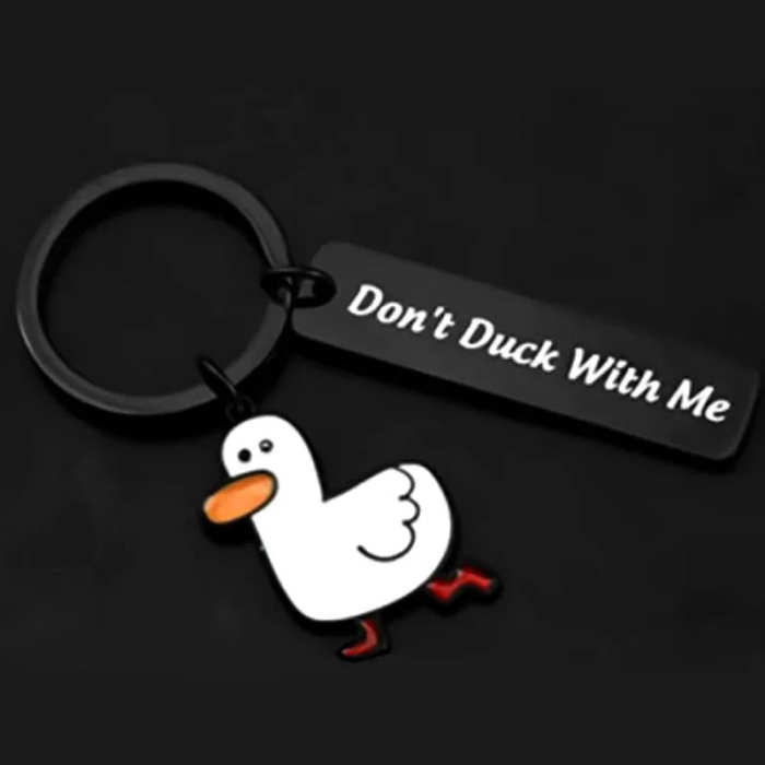 I Ducking Love You Keychain