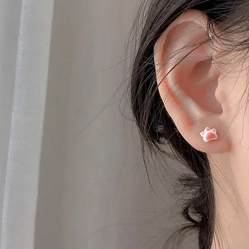 Tiny Tiny Paw Earrings