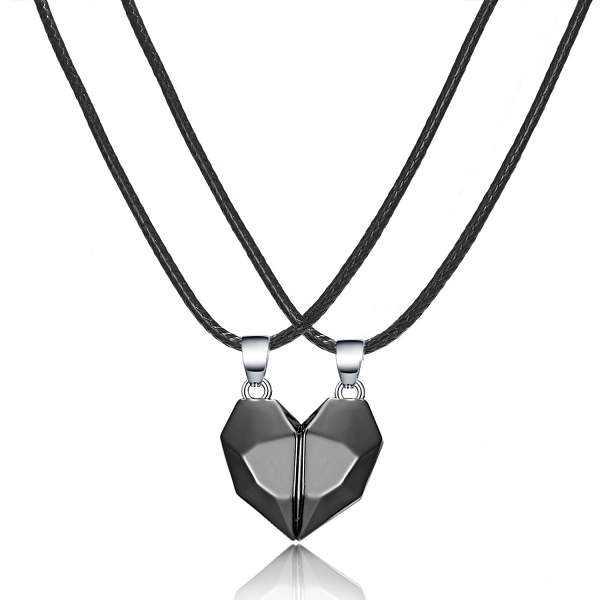 Magnetic Heart Couple Necklaces