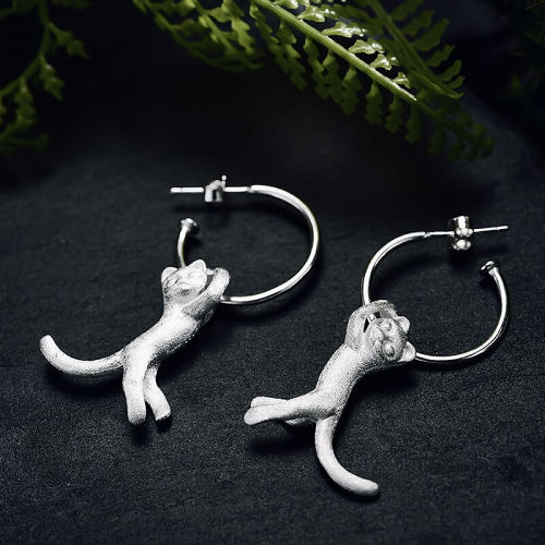 Playful Cat Earrings