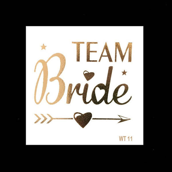 Bachelorette Party Temporary Tattoos - 10 PCs