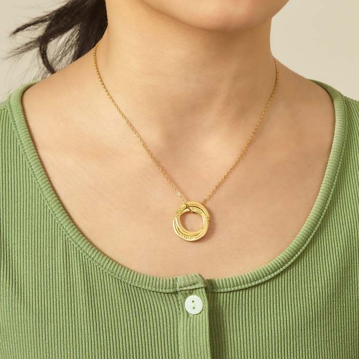 Mother Necklace 2 Rings